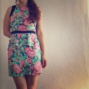 ❤️❤️ YUMI KIM %100 SILK PEPLUM DRESS ❤️❤️